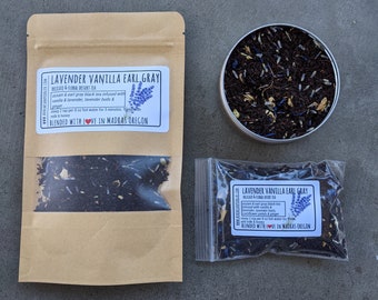 Lavender Vanilla Earl Grey Tea | loose leaf tea | black tea blend