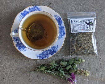Moroccan Mint Green Tea: Lightly Caffeinated Spearmint Blend