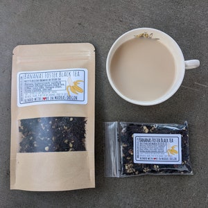 Bananas Foster Black Tea | loose leaf tea | dessert tea blends