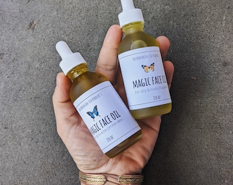 Magic Face Oil: Nourishing Botanical Serum for All Skin Types