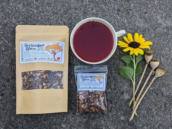 September Spice Herbal Tea Blend: Autumn Celebration, Mabon Equinox