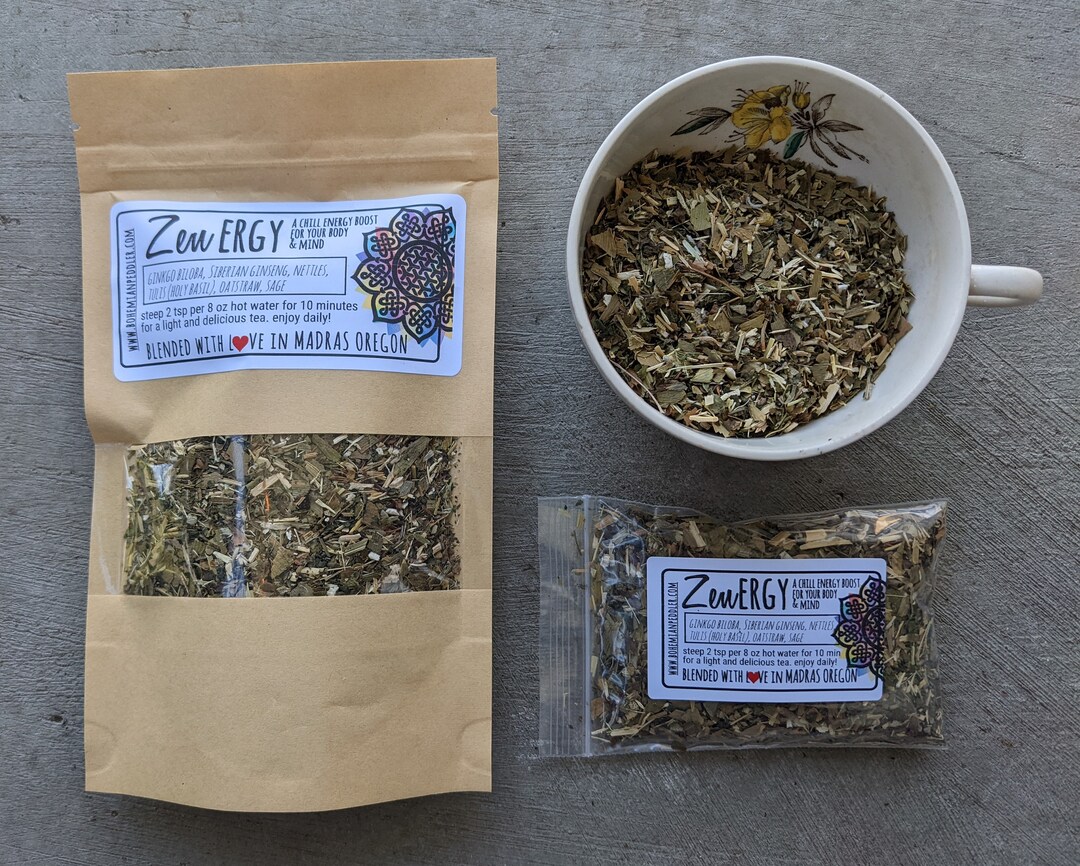 Zenergy Herbal Energy Boosting Tea Energy & Mood Boosting Herbal Tea