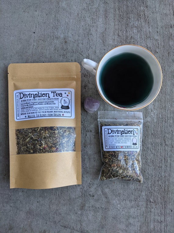 Divination Tea for intuition & lucid dreaming | Witches' Tea | Tea Magic and Herbal Potions