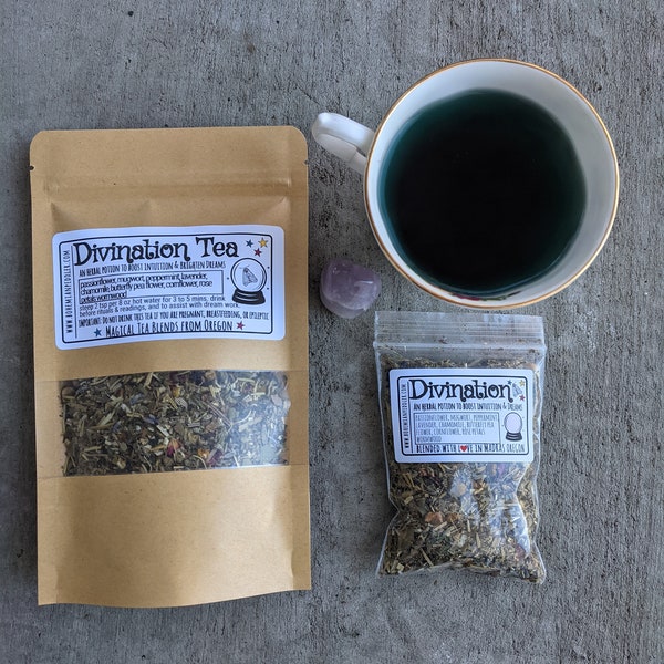 Divination Tea for intuition & lucid dreaming | Witches' Tea | Tea Magic and Herbal Potions