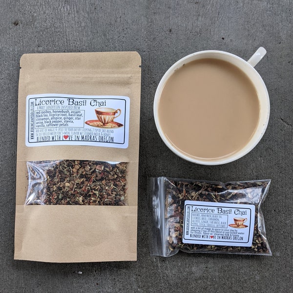 Licorice Basil Chai | Mary Sanderson Tea