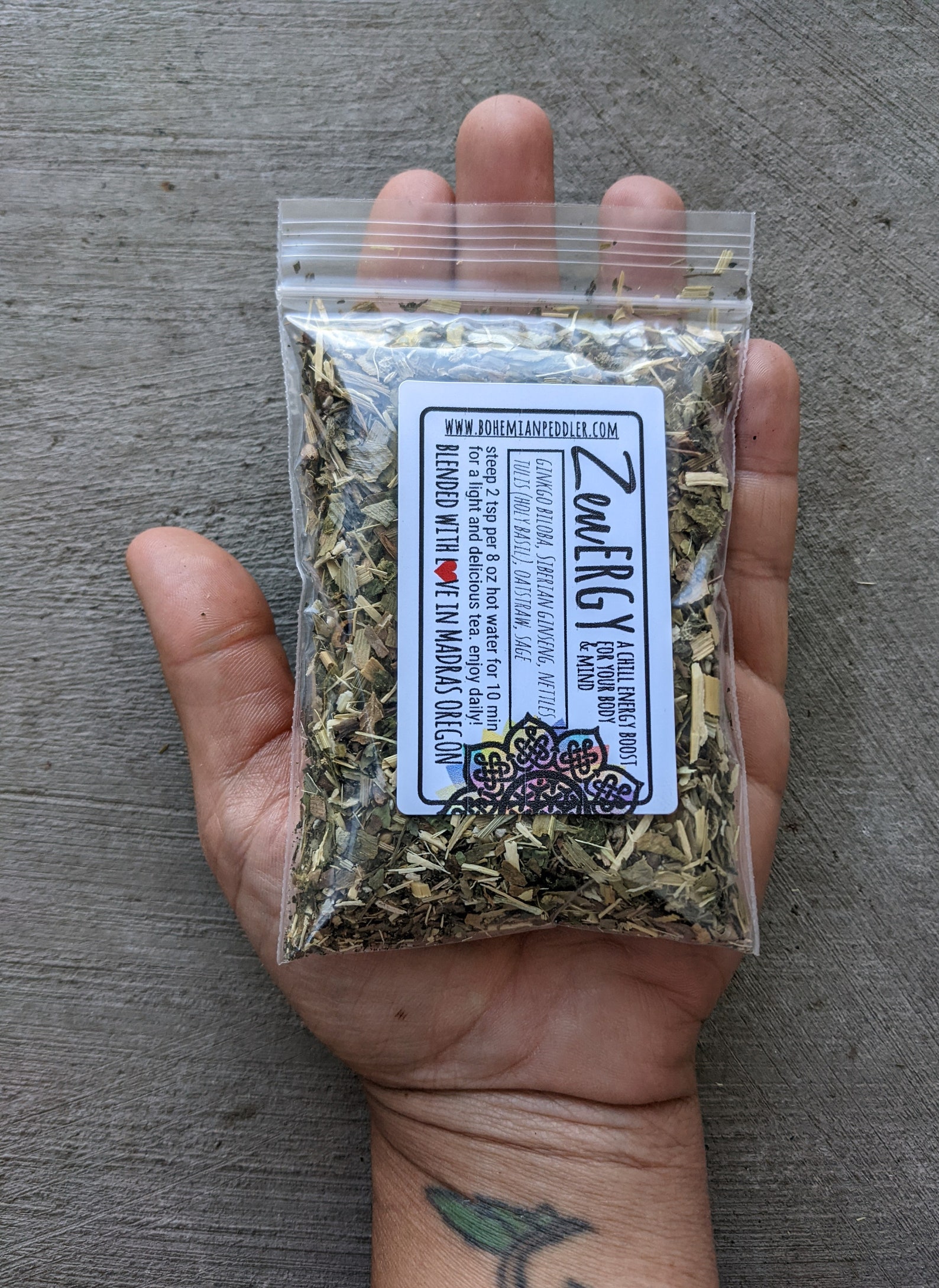 Zenergy Herbal Energy Boosting Tea Energy & Mood Boosting Etsy