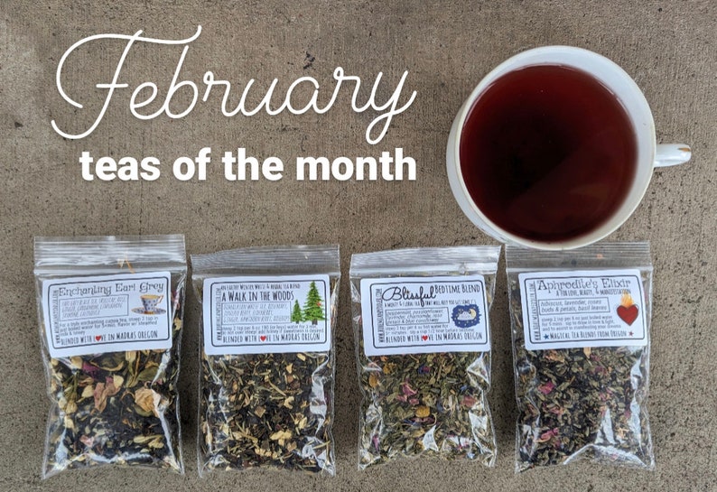 Tea of the Month Club Tea Lover's Monthly Box Monthly Flight of Teas Tea Subscription image 5
