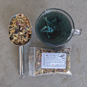 Butterfly Pea Flower Tea: Color Changing Herbal Tea Blend Sample