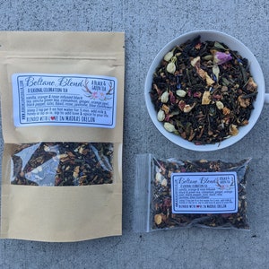 Beltane Blend~ A Black & Green Seasonal Celebration Tea | May Day Tea | loose leaf tea