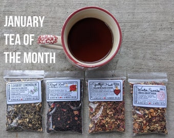 Tea of the Month Club | Tea Lover's Monthly Box | Monthly Flight of Teas | Tea Subscription