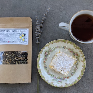 Lemon Drop Lavender Black Tea | loose leaf tea | black tea blend