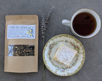 Lemon Drop Lavender Black Tea: Citrus Floral Blend
