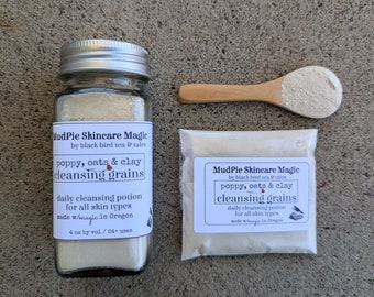 Cleansing Grains Powder: Kaolin Clay Mask, Dry & Sensitive Skin