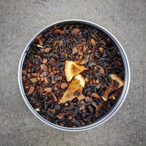 Orange Spice Red & Black Tea | loose leaf tea |bulk  black tea blend