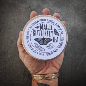 Butterfly Pea Flower Tea: Color Changing Herbal Tea Blend tea tin