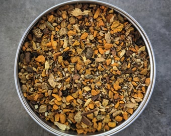 Golden Tea | Turmeric & Ginger Herbal Tisane | Root Tea