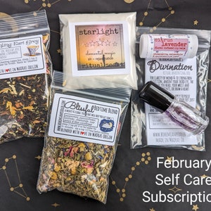 Self Care & Tea Lover's monthly Subscription Box Tea Lovers Subscription Box All Natural Beauty Box image 4