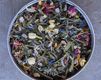 Sencha Green Goddess Green Tea | green tea blend | floral green tea | Japanese Green Tea