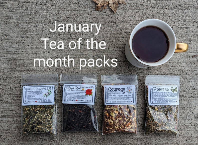 Tea of the Month Club Tea Lover's Monthly Box Monthly Flight of Teas Tea Subscription image 6