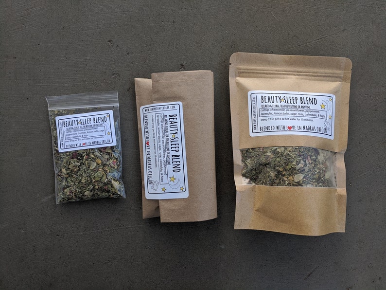 Deep Sleep Herbal Tea Sedative Tea for Insomnia Loose Leaf Etsy