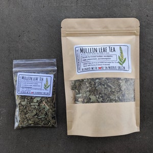 Mullein Leaf Tea Blend: Caffeine-Free Herbal Tea with Sage & Peppermint