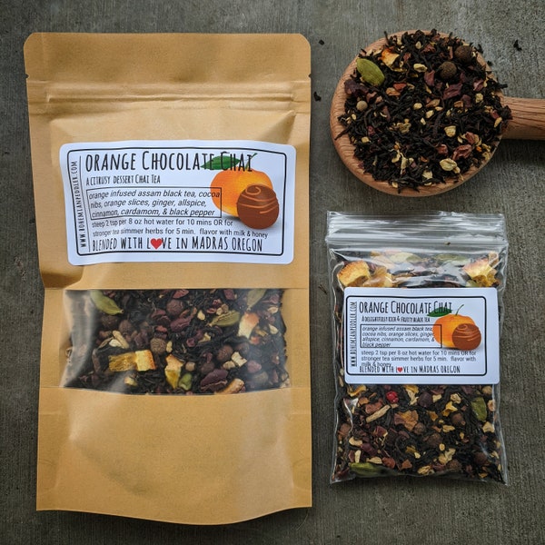 Orange Chocolate Chai | loose leaf tea | spicy chai tea blend |