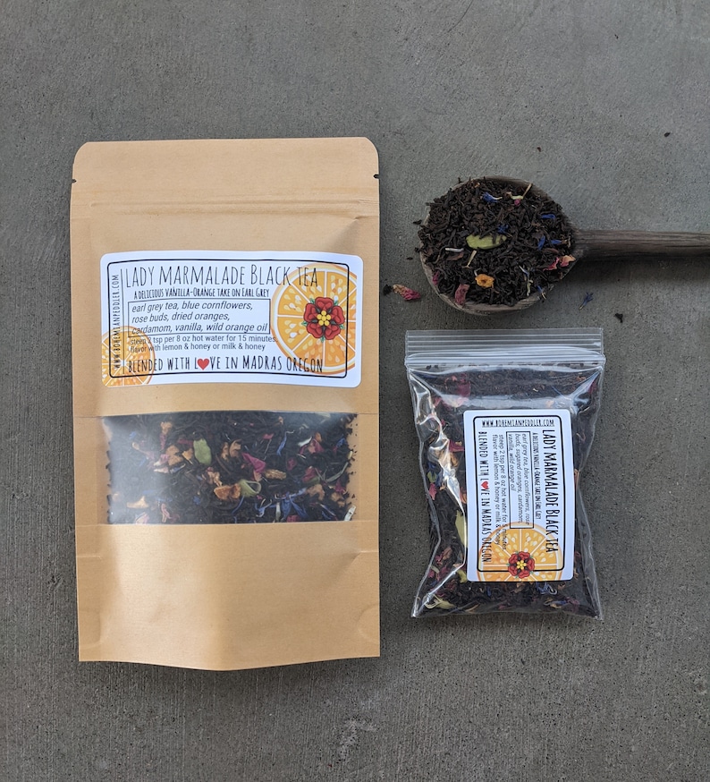 Orange Cardamom Rose Earl Grey Lady Marmalade Earl Grey Tea loose tea black tea blend image 2