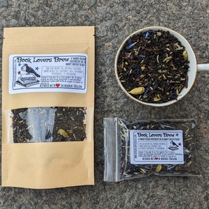 Book Lover's Brew | Smoked Black Tea | Earl Grey & Lapsang Souchong | Tea for Wizards and Readers