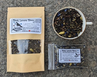 Book Lover's Brew | Smoked Black Tea | Earl Grey & Lapsang Souchong | Tea for Wizards and Readers
