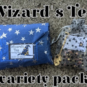 Wizard's Tea Variety Pack | Delicious Tea blends for Witches, Wizards, and all variety of Mages | Halloween Tea