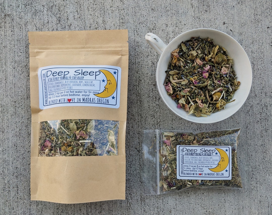 Deep Sleep Herbal Blend Etsy