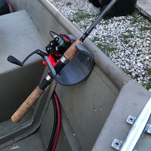 Fishing Rod Holder for a Dock 