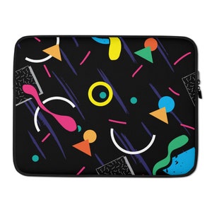 Synth Wave Modelé Manchon ordinateur portable
