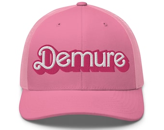 Roze op roze ingetogen TRUCKER-pet