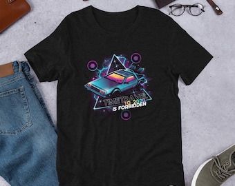 Time Travel to 2020 is Verboden Unisex T-shirt met korte mouwen