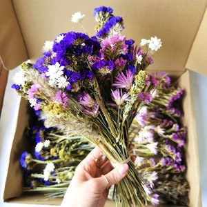 Letterbox of Dried Flowers, Box of dry flowers for diy bouquet, Vase decor dry flowers, Flowers for vase, Rustic flower bouquet, Dry flowers