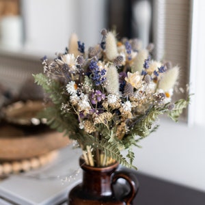 Winter Feeling Dried Flower Bouquet, Floral Arrangement, Wildflowers, Organic, Biodegradable, Dry Bouquet, Vase Filler, Centerpiece Decor image 4