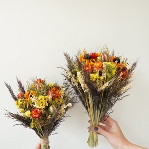 Fall Dried Flower Arrangement, Wedding Bouquets, Vase Filler, Surprise Gift, Fall house decor, Fall Bridesmaid bouquets image 8