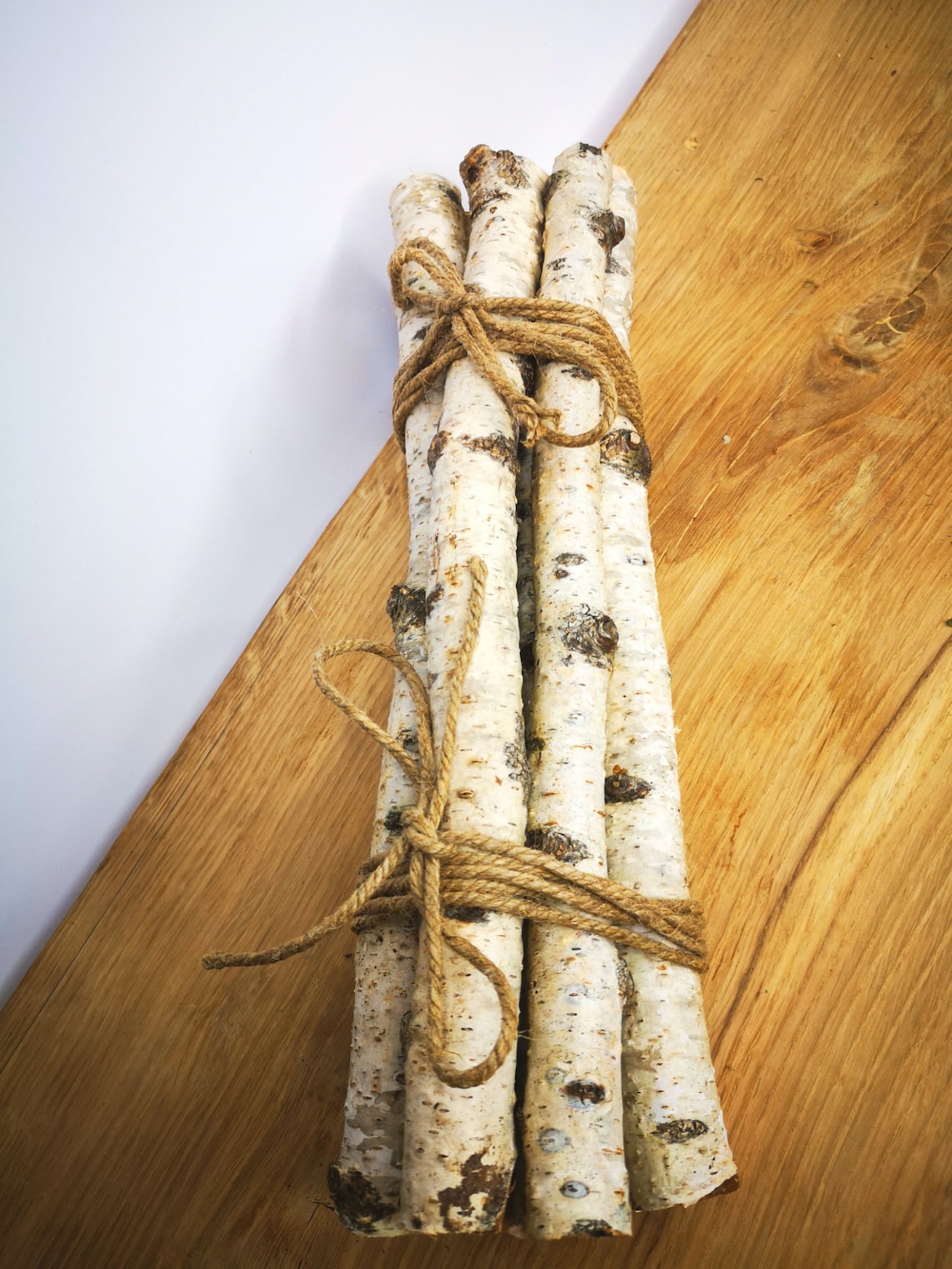 White Birch Sticks Small White Birch Logcraft Etsy