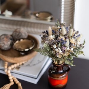 Winter Feeling Dried Flower Bouquet, Floral Arrangement, Wildflowers, Organic, Biodegradable, Dry Bouquet, Vase Filler, Centerpiece Decor image 3