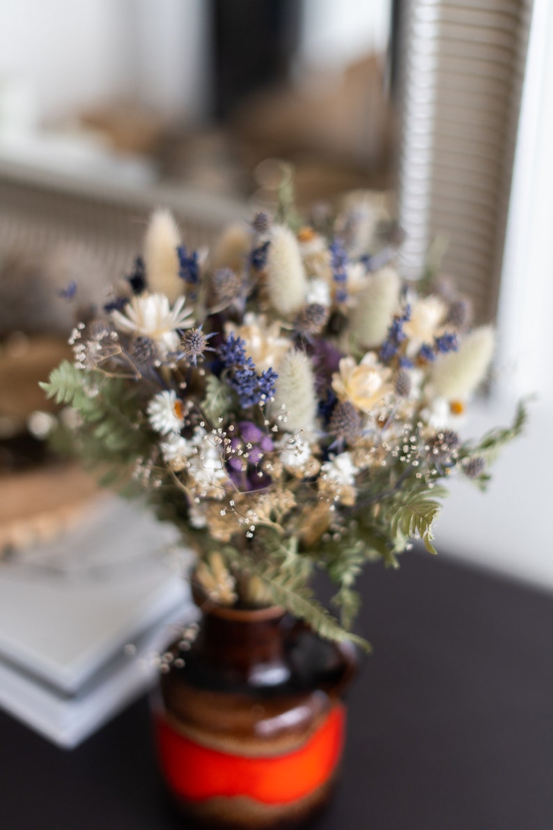 Winter Feeling Dried Flower Bouquet, Floral Arrangement, Wildflowers, Organic, Biodegradable, Dry Bouquet, Vase Filler, Centerpiece Decor image 8