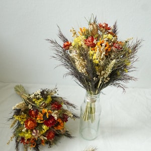 Fall Dried Flower Arrangement, Wedding Bouquets, Vase Filler, Surprise Gift, Fall house decor, Fall Bridesmaid bouquets image 4