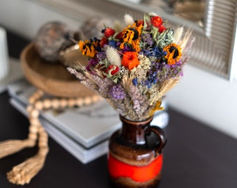 Dried Flower Arrangement, Organic Dry Bouquet, Long Lasting House Decor, Vase Filler, Floral, Biodegradable, Gift, Wildflower Centerpiece