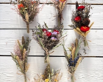 Mini flower bouquet gifts - Dried flower arrangement