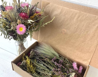 Dried Flower Bouquet Mix, Organic Farm Flowers, Floral Arrangements, Rustic Wedding decor