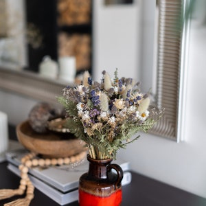 Winter Feeling Dried Flower Bouquet, Floral Arrangement, Wildflowers, Organic, Biodegradable, Dry Bouquet, Vase Filler, Centerpiece Decor image 2