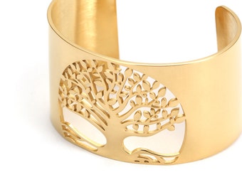Tree of Life Cuff Bracelet