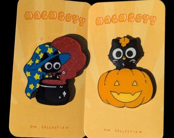 Bo the black cat – Enamel Pins