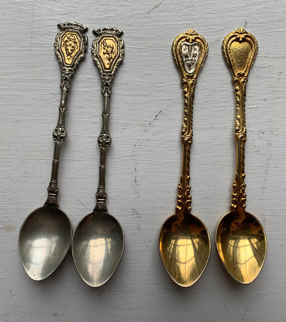 Vintage Souvenir Demitasse Spoons Made in Italy Etsy