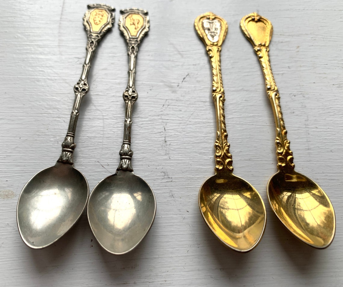 Vintage Souvenir Demitasse Spoons Made in Italy Etsy